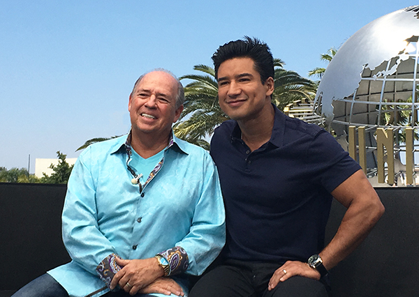 extra with mario lopez michael nitti